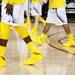 The Michigan basketball team stretches and walks down the court before the game against Illinois on Sunday, Feb. 24. Daniel Brenner I AnnArbor.com